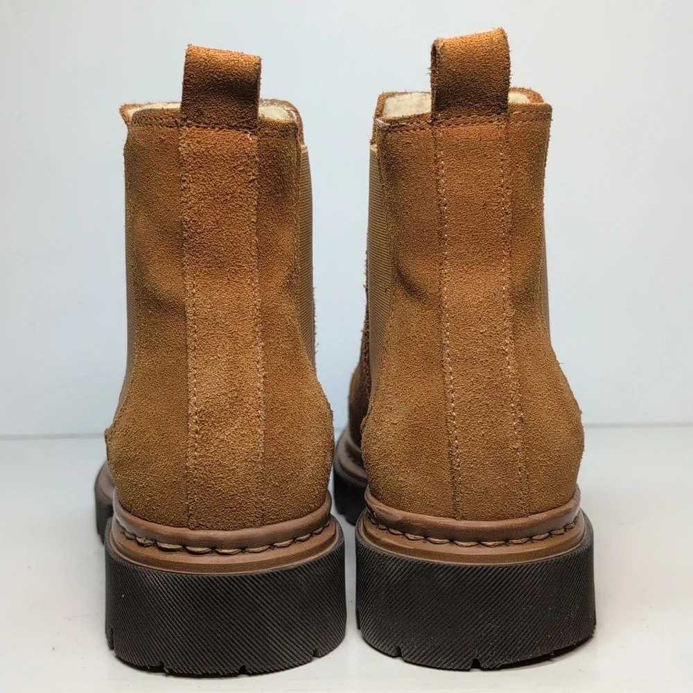 Danassa  lugged sole Chelsea suede boots women's size 6.5 EU 37 - Picture 4 of 16